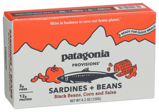 Patagonia Provisions Sardines & Beans Blk Bns - Left - Front