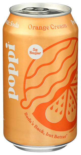 Poppi Soda Prebtc Orange Cream - Centre - Front