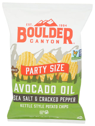 Boulder Canyon Chip Avo Oil Ssalt Pepper - Centre - Front