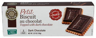 Natural Nectar Biscuit Drk Choc Petit - Centre - Front