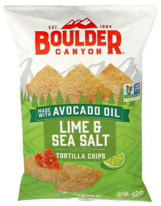 Boulder Canyon Chips Trtla Lm Sea Salt - Centre - Front