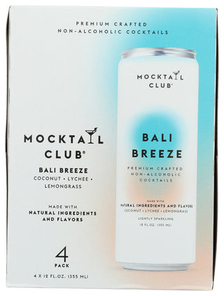 Mocktail Club Na Mocktl Bali Brz 4pk - No Plunge - Front
