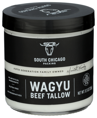 South Chicago Packing Beef Wagyu Talw Glas Jar - No Plunge - Front