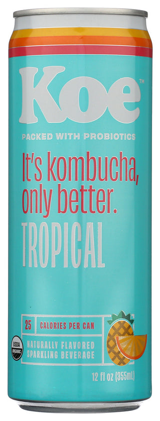 Koe Kombucha Tropical - No Plunge - Front