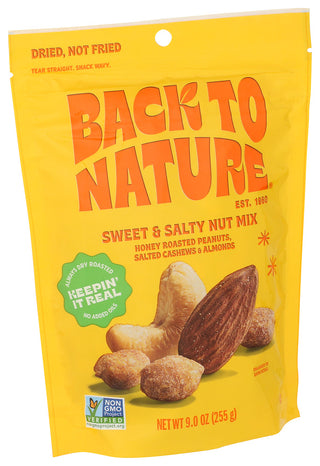 Back To Nature Nut Mix Sweet & Salty - Left - Front