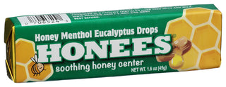 Honees Lozenge Eucalyptus 20pc - Left - Front