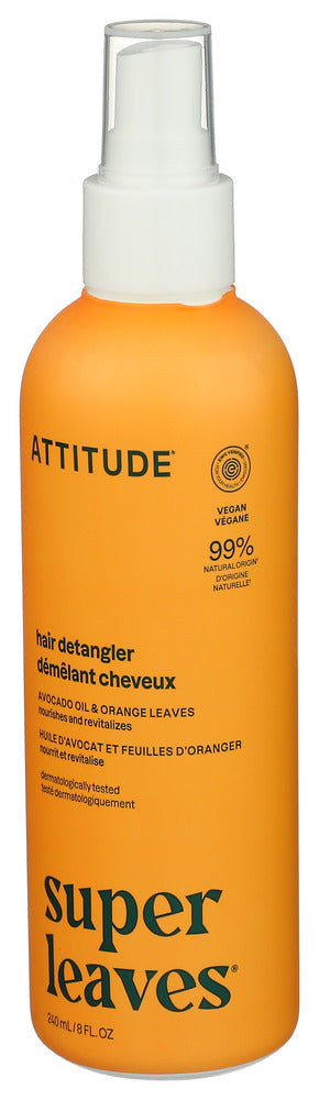 Attitude Detangler Hair Orng Lvs - Right - Front