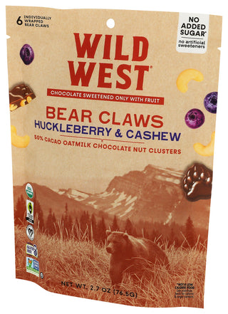 Wild West Nuts Hcklbrry Cshew Bear - Right - Front