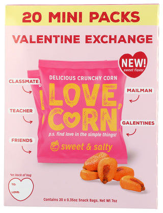 Love Corn Corn Swt Slty Vday 20pc - No Plunge - Front