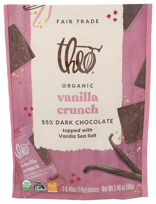 Theo Chocolate Choc Drk Org Vnlla Crnch - Centre - Front