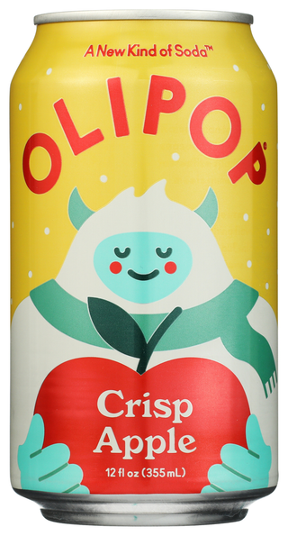 Olipop Soda Prbtc Crisp Apple - No Plunge - Front