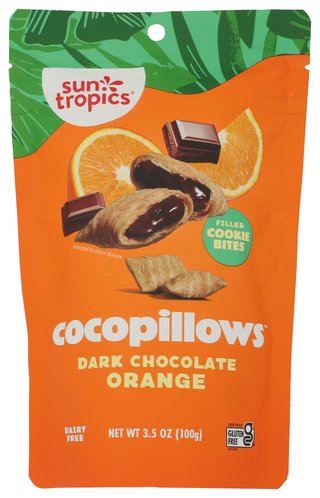 Sun Tropics Cookie Cp Drk Cho Orang - No Plunge - Front
