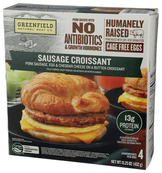 Greenfield Croissant Brkfst Sausage - Right - Front