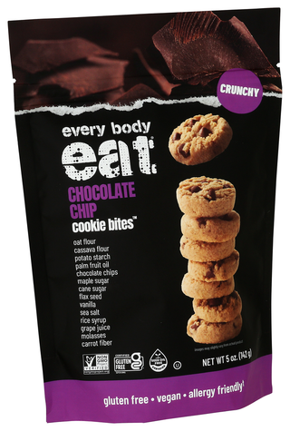 Every Body Eat Cookie Bites Choco Chip - Left - Front