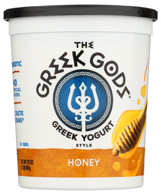 THE GREEK GODS HONEY GREEK-STYLE YOGURT, 32 OZ.  - No Plunge - Front