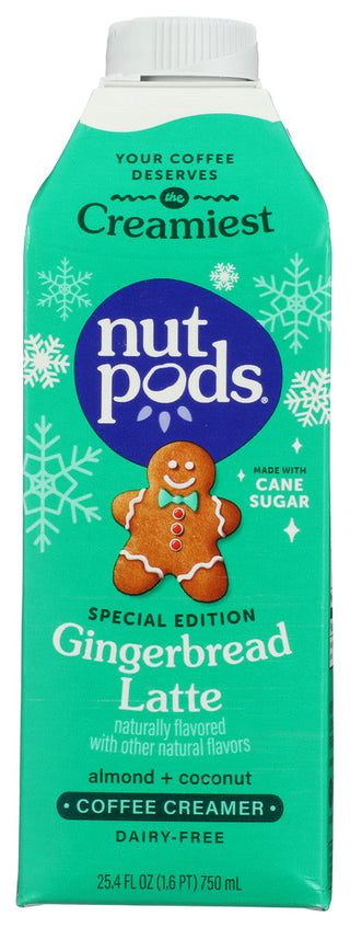 Nutpods Creamer Gngrbrd Cane Sgr - No Plunge - Front