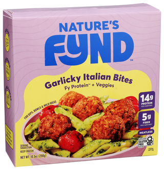 Natures Fynd Bites Garlicky Italian - Left - Front