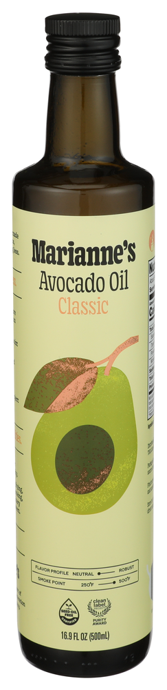 Mariannes Harvest Oil Avocado Classic - Centre - Front