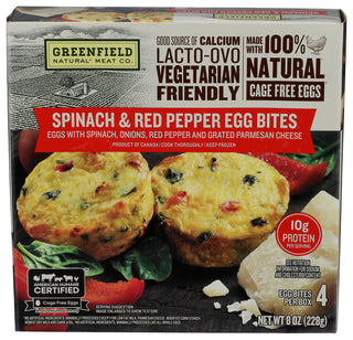 Greenfield Egg Bites Spinach Rd Ppr - Centre - Front
