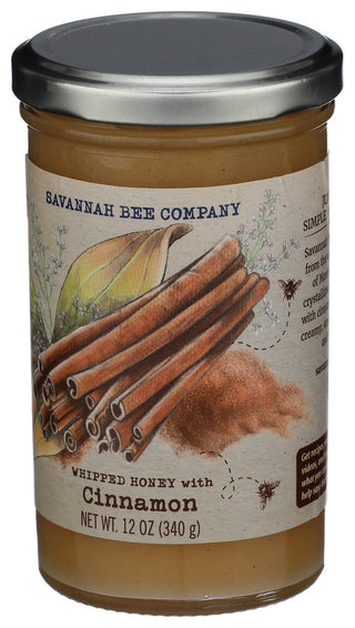 Savannah Bee Co Honey Whipped Cinnamon - Right - Front