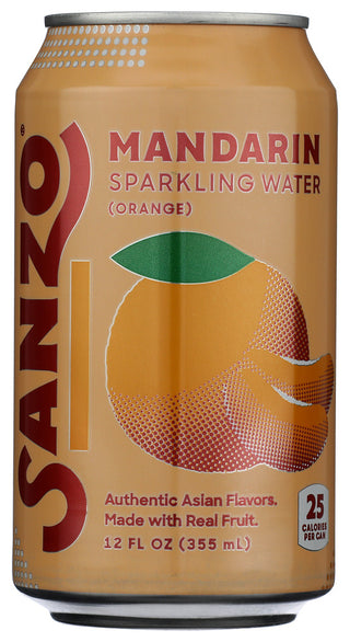 Sanzo Water Sparkling Mandarin - No Plunge - Front