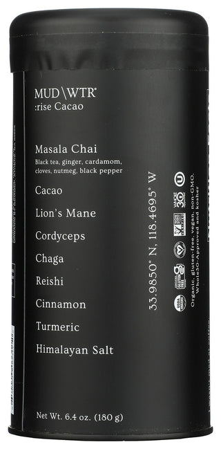 Mud Wtr Superfood Cacao 30sv - No Plunge - Front