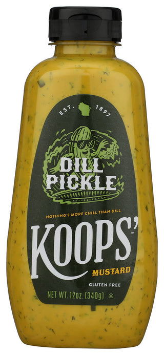 Koops Mustard Dill Pickle Sqz - No Plunge - Front