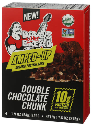 Daves Killer Bread Bar Prtn Choco Chunk - Right - Front
