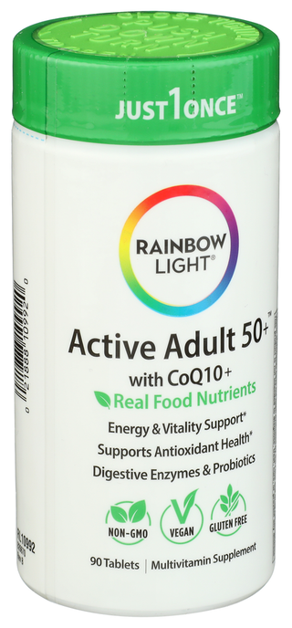 Rainbow Light Multivit One Active Senior - Left - Front