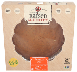 Raised Gluten Free Pie Pumpkin 9 Inch - Centre - Front