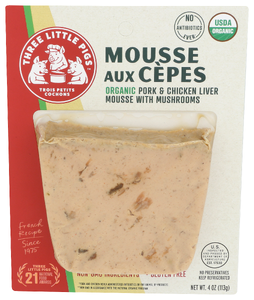Three Little Pigs Mousse Chkn Lvr Prk Mshrm - Centre - Front