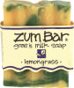 ZUM BAR LEMONGRASS GOAT'S MILK SOAP, 3 OZ. - Centre - Front