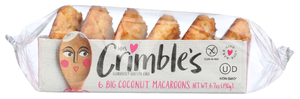 MRS. CRIMBLES LARGE COCONUT MACAROONS, 6.7 OZ. - No Plunge - Front