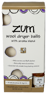 Zum Wool Dryer Balls Frnk Myr - Centre - Front