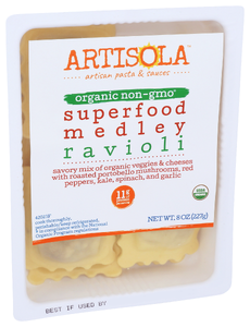 Artisola Ravioli Superfood Org - Left - Front