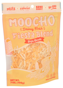 Moocho Cheese Fiesta Blnd Shrds - Left - Front