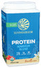 SUNWARRIOR VANILLA ORGANIC PROTEIN WARRIOR BLEND, 1.65 LBS. - Left - Front