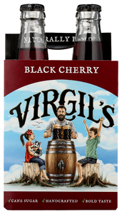 Virgils Soda Blck Chrry Crm 4pk - No Plunge - Front