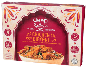 Deep Indian Kitchen Chicken Biryani W Rice - Right - Front