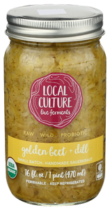 Local Culture Ferments Sauerkraut Beet&dill Org - Centre - Front
