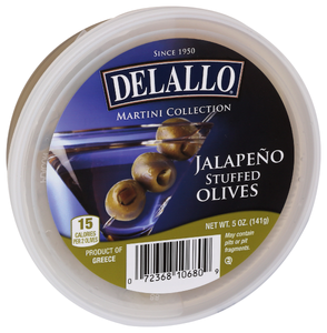 Delallo Olive Stfd Jalpno - Left - Front