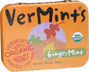 VERMINTS BREATH MINTS, GINGERMINT TIN, 1.41 OZ. - Left - Front