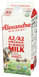 Alexandre Family Farm Milk Whole 4 Prct Org - Right - Front