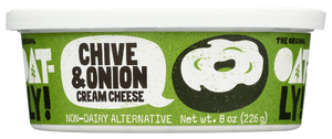 Oatly Cream Cheese Chive Onion - No Plunge - Front
