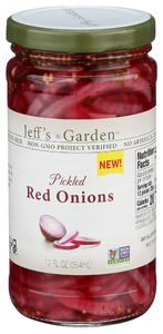 Jeffs Garden Onions Pickled Red - Right - Front