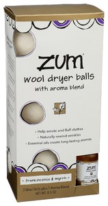 Zum Wool Dryer Balls Frnk Myr - Left - Front