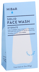 Hibar Solid Face Wash Hydrate - Left - Front