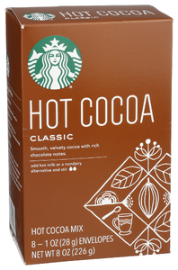 Starbucks Cocoa Hot Classic Box 8pc - Left - Front