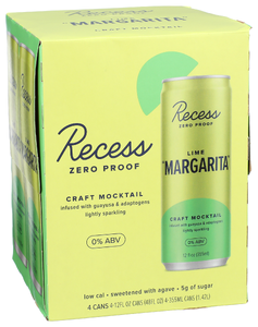 Recess Na Margarita Lime 4pk - Left - Front
