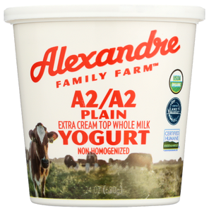 Alexandre Family Farm Yogurt Og A2a2 Plain - No Plunge - Front